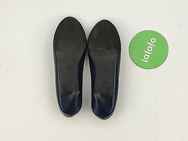 ccc koturna: Granatowe czółenka na obcasie - Klasyczny fason z zaokrąglonym — 4