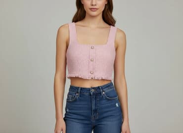 bluzki dla kobiet z dużym biustem: Top damski, rozmiar M — 7