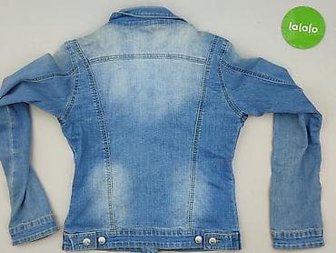 pull and bear jeans mom fit: Kurtka jeansowa damska, rozmiar S — 3