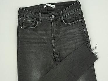 czarne cargo pull and bear: Zara, Джинси жіночі, розмір S — 1