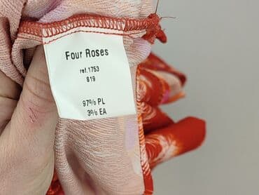 bluzka z piórami przy rękawach: Bluzka damska, rozmiar L — 4