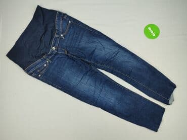 dżinsy ciążowe z dziurami: H&M Mama, Jeansy damskie, rozmiar L — 2
