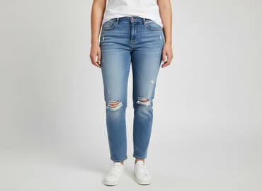 jeansy biodrówki: H&M, Jeansy damskie, rozmiar XL — 7