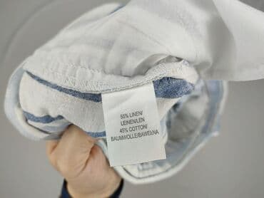 biale szerokie jeansy: Caroline Biss, Spodnie materiałowe damskie, rozmiar XL — 5