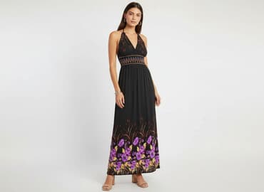 sukienka boho na wesele plus size: Sukienka damska, rozmiar S — 5