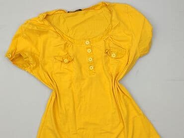 żółte bluzki z krótkim rękawem: Burton, Bluzka damska, rozmiar L — 1