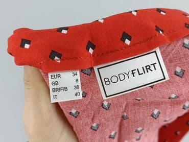 czerwone sukienki plus size: BODY FLIRT, Bluzka damska, rozmiar XS — 4