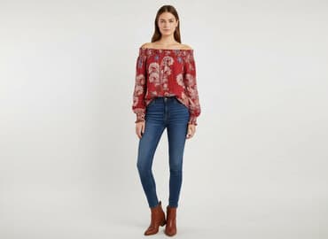 czerwona koszula damska reserved: Reserved, Bluzka damska, rozmiar S — 1