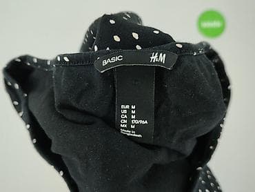 czarne kolarki hm: H&M Basic, Sukienka damska, rozmiar M — 4