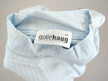 koszulka z długim rękawem w paski: Top damski, rozmiar L — 4