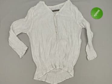 biała bluzka z krótkim rękawem zara: Zara, Bluzka damska, rozmiar S — 2