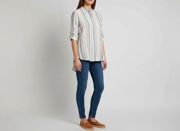 bluzki dłuższy tył: Atmosphere, Koszula damska, rozmiar L — 6