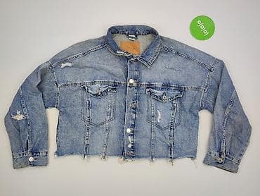 ccc kurtki: H&M, Kurtka jeansowa damska, rozmiar L — 2