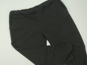 spodnie plus size wysoki stan: Spodnie materiałowe damskie, rozmiar 3XL — 1