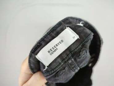 spodnie woskowane na gumce: Reserved, Jeansy dla mężczyzn, M — 4