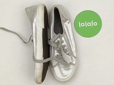 czarna sukienka i białe trampki: Trampki damskie, rozmiar 39 — 3