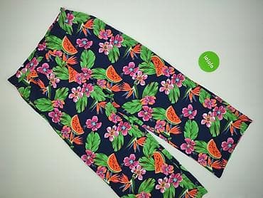 hippie: Papaya, Spodnie materiałowe damskie, rozmiar 2XL — 2