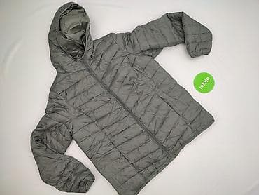 buty sizer: Męska pikowana kurtka z kapturem Sinsay - Rozmiar: XXL - Kolor — 2