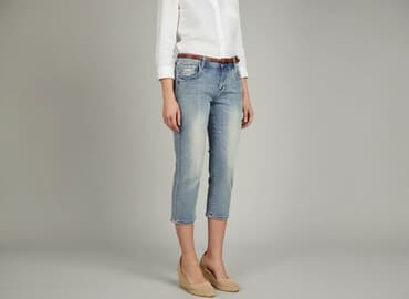 croft and barrow tops: Spodnie 3/4 damskie, L — 7