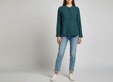 szmaragdowa bluzki damskie: Mohito, Bluzka damska, rozmiar M — 7