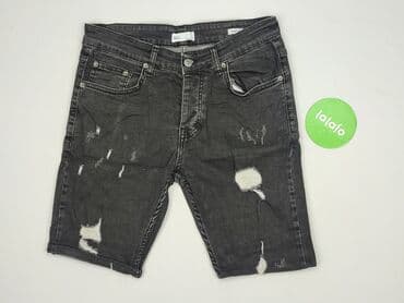 krotkie spodenki baggy: Denim, Szorty dla mężczyzn, rozmiar L — 2