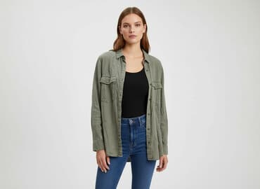 koszula niebieska hm: H&M, Koszula damska, rozmiar L — 7