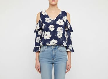 granatowa bluza: Bluzka damska, rozmiar S — 5