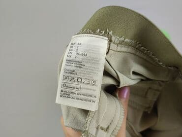 gap spodnie dresowe: H&M, Material trousers for women, size XS (EU 34) — 5