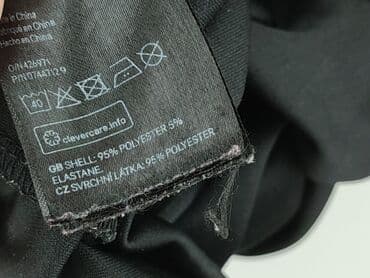 spodnie wrangler czarne: H&M Basic, Spodnie materiałowe damskie, rozmiar S — 5