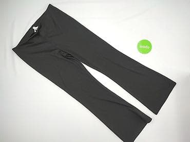 hm dzwony czarne: H&M, Spodnie materiałowe damskie, rozmiar L — 2