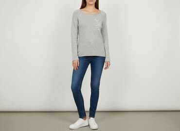 kurtki zimowe damskie c a: Sweter damski, rozmiar S — 6