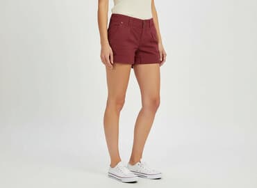 brązowe spodenki damskie: Denim Co, Szorty damskie, rozmiar M — 6