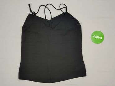 czarne bluzki dopasowana: F&F, Top damski, rozmiar M — 2