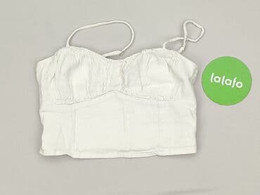 czarne bluzki bez pleców: Top damski, rozmiar S — 2