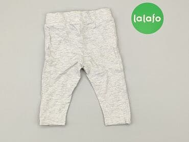 czarne spodnie woskowane: Leggings, Pepco, 6-9 months, condition - Very good — 3