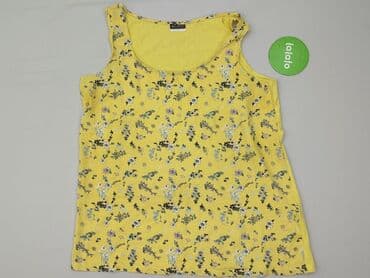 bluzka żółta w czarne paski: Beloved, Top damski, rozmiar L — 2