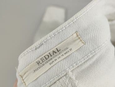 biale szerokie jeansy: Redial, Jeansy damskie, rozmiar M — 4