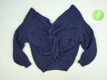 sweter z dekoltem v: Missguided, Sweter damski, S — 2