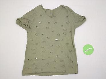 distressed t shirty: T-shirt damski, rozmiar L — 2