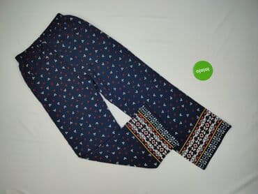 granatowe chinosy damskie: H&M, Spodnie materiałowe damskie, rozmiar S — 3