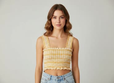 sandały hiszpańskie ccc: Bershka, Top damski, rozmiar M — 6