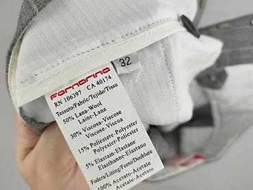 robocze spodnie: Fornarina, Spodnie materiałowe damskie, rozmiar L — 5