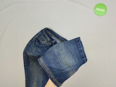 jeansy cropped damskie: Spodnie 3/4 damskie, rozmiar S — 5