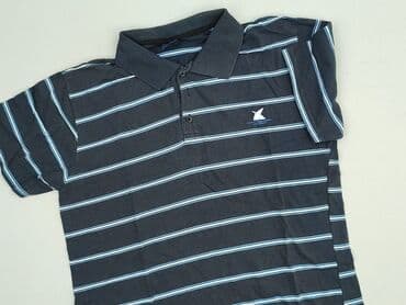 ubrania z krokodylem: Denim, Polo shirt for men, size L — 1