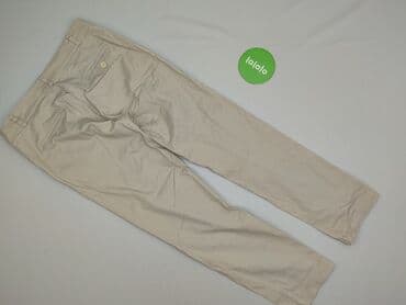 białe lniane spodnie zara: Chino, Chinosy dla mężczyzn, rozmiar M — 3