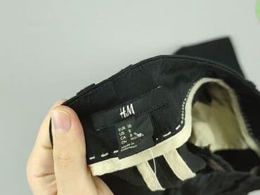 hm krótkie spodenki czarne: H&M, Spodnie materiałowe damskie, rozmiar M — 4