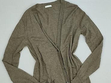 narzutka khaki: Kardigan damski, rozmiar M — 1