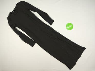 czarna sukienka z długim rękawem sinsay: Sinsay, Sukienka damska, rozmiar XS — 2