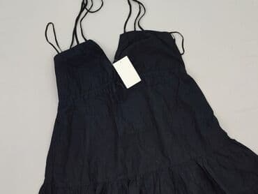 czarną sukienka na ramiączkach h m: H&M, Sukienka damska, rozmiar S — 2