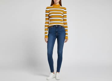 stradivarius swetry: Bershka, Golf damski, rozmiar S — 6